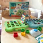 WOOPIE Układanka Montessori Dinozaur Gra Zręcznościowa Dopasuj Kształty - 005