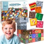WOOPIE Klocki Magnetyczne Konstrukcyjne Sześciany 3D Zestaw Edukacyjny 63 el. - 001