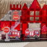WOOPIE Klocki Magnetyczne 3D Zestaw Straż Pożarna 48el. - 003
