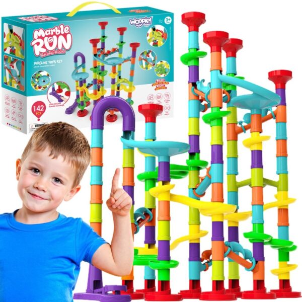 WOOPIE Kulodrom Tor Kulkowy Zestaw Spirala 142 el. - 001
