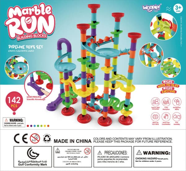 WOOPIE Kulodrom Tor Kulkowy Zestaw Spirala 142 el. - 006