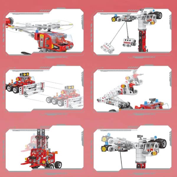 WOOPIE Zestaw Konstrukcyjny Creator City Fire Brigade - 009