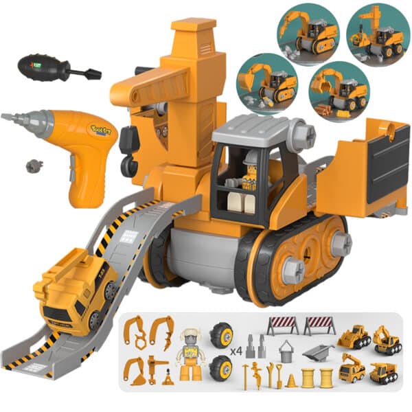 WOOPIE Mega Plac Budowy 5w1 Zestaw XXL do Skręcania DIY - 001