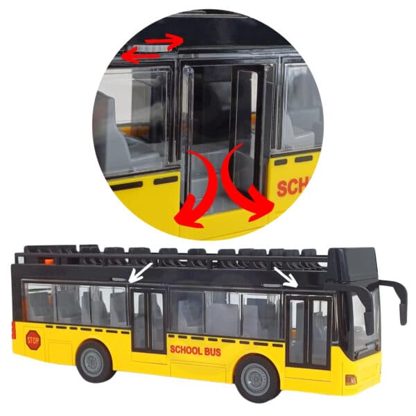 WOOPIE Autobus ze Światłami i Otwieranymi Drzwiami - 004