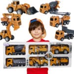 WOOPIE Wielki Zestaw Auta Budowlane 6w1 - 001