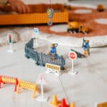 WOOPIE  Samochód Ciężarowy 6w1 Zestaw Budowy Dźwig Resoraki Akcesoria - 004