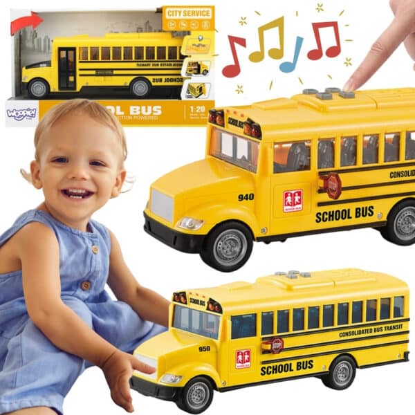 WOOPIE Autobus Szkolny Interaktywny Elektryczny 1:20 - 001