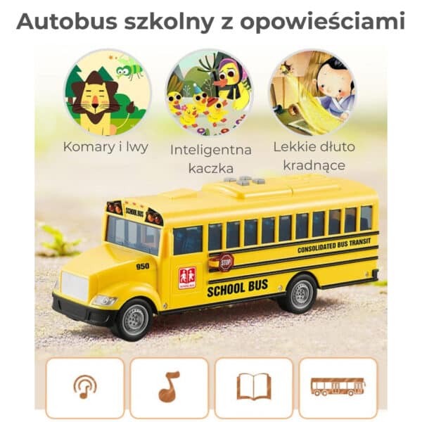 WOOPIE Autobus Szkolny Interaktywny Elektryczny 1:20 - 003