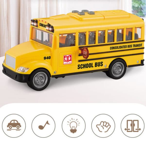 WOOPIE Autobus Szkolny Interaktywny Elektryczny 1:20 - 007