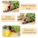 WOOPIE Zestaw Pojazdów Tor Dinozaur Pożeracz 13el. - 008