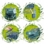 WOOPIE Ciężarówka Dinozaur Transporter Figurki - 007