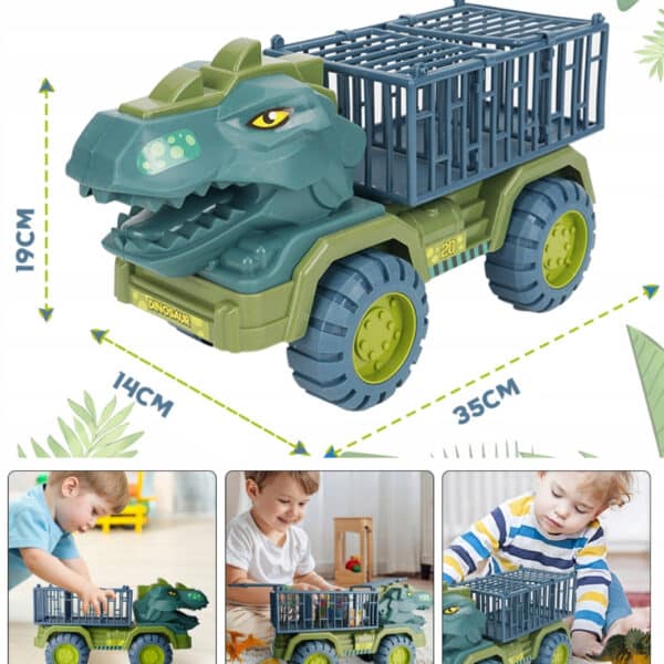 WOOPIE Ciężarówka Dinozaur Transporter Figurki - 010