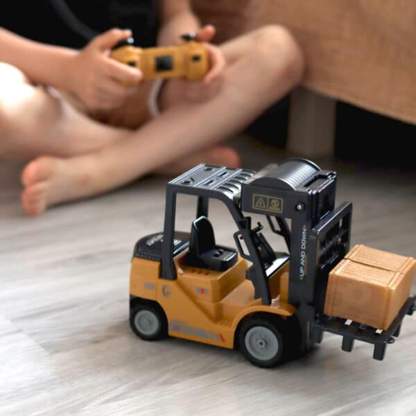 WOOPIE Zdalnie Sterowany Wózek Widłowy 2w1 Dźwig RC - Skala 1:24 - 005