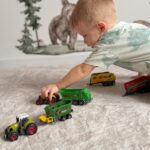 WOOPIE Zestaw Mini Farmera Traktory z Przyczepami - 003