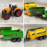 WOOPIE Zestaw Mini Farmera Traktory z Przyczepami - 004