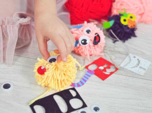 WOOPIE ART&FUN Zestaw Kreatywny Zrób Potworka Monster Pom - 005