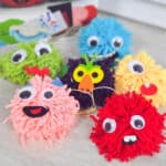 WOOPIE ART&FUN Zestaw Kreatywny Zrób Potworka Monster Pom - 007