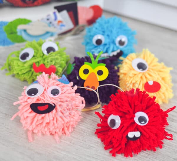 WOOPIE ART&FUN Zestaw Kreatywny Zrób Potworka Monster Pom - 007