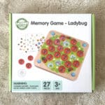 Gra Memory Montessori Drewniana Biedronka Woopie seria Green - 009