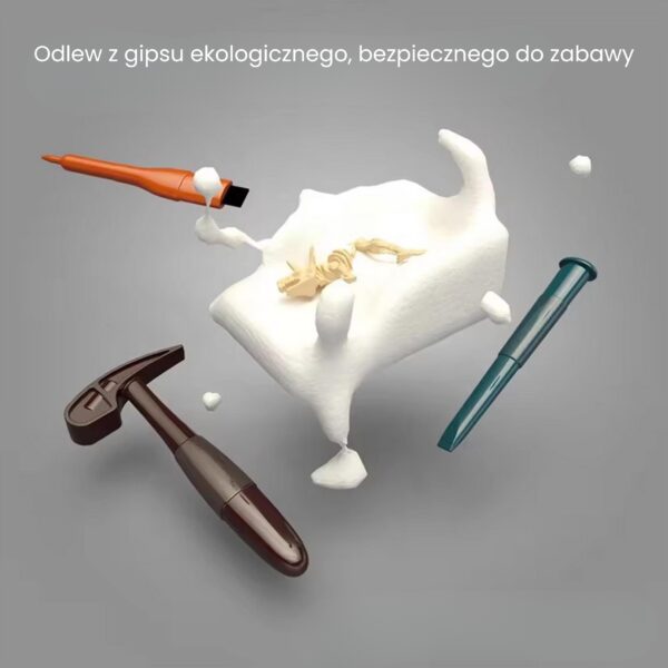 WOOPIE Wykopalisko "Mały Archeolog" 6 Szkieletów Dinozaurów - 009