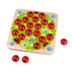 Gra Memory Montessori Drewniana Biedronka Woopie seria Green - 011