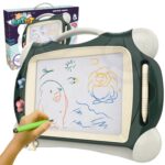 WOOPIE Znikopis Tablica Magnetyczna Kolorowa + 2 Stempelki Zielony - 001