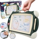 WOOPIE Znikopis Tablica Magnetyczna Kolorowa + 2 Stempelki Zielony - 004