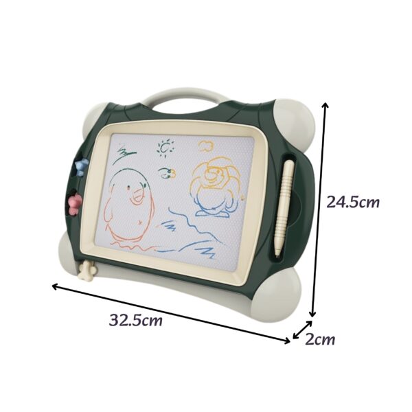 WOOPIE Znikopis Tablica Magnetyczna Kolorowa + 2 Stempelki Zielony - 006