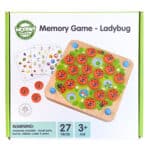 Gra Memory Montessori Drewniana Biedronka Woopie seria Green - 014