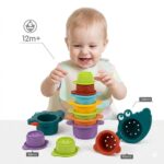 WOOPIE BABY Zabawka do Kąpieli Kubeczki Przelewowe Krokodylek - 003