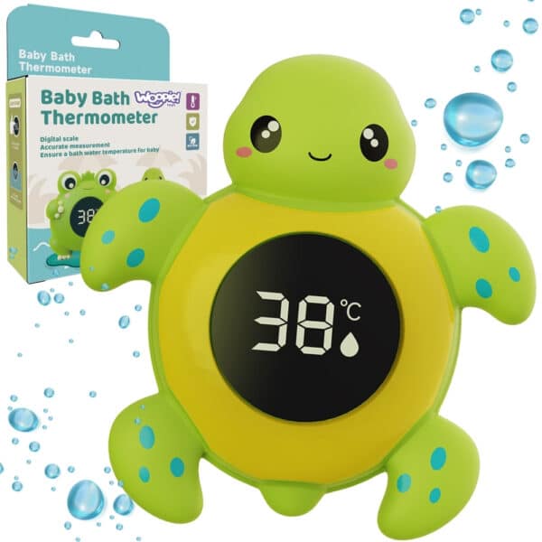 WOOPIE BABY Termometr do Kąpieli 2w1 Mierzenia Temperatury Wody i Pomieszczenia Żółwik - 001