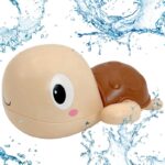 Woopie Żółw Żółwik Pływający Nakręcany Zabawka Do Kąpieli Różowy - 001