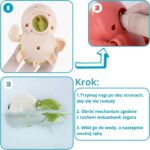 Woopie Żółw Żółwik Pływający Nakręcany Zabawka Do Kąpieli Niebieski - 005