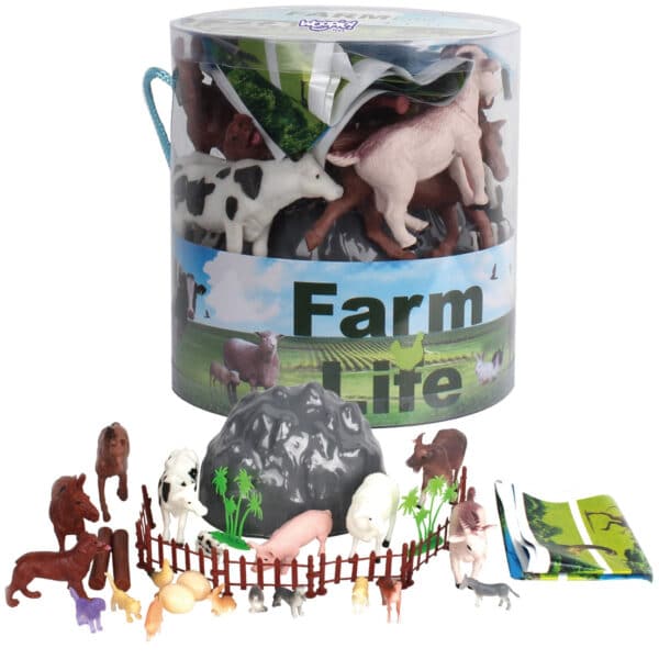 WOOPIE Zestaw Figurki Zwierzęta Farma 34 szt. - 001