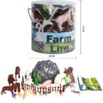 WOOPIE Zestaw Figurki Zwierzęta Farma 34 szt. - 009