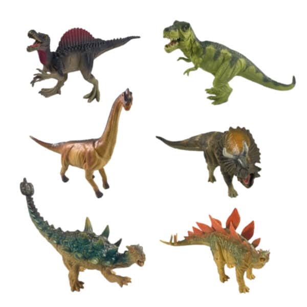 WOOPIE Zestaw Figurek Dinozaurów 6 Sztuk T-Rex - 004
