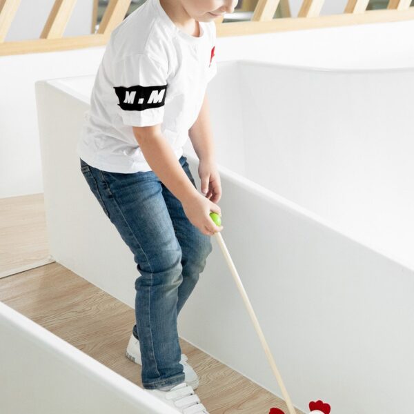 VIGA Drewniany Pchacz Edukacyjny Kurka - 003