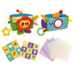 WOOPIE BABY Zabawka Edukacyjna Sensoryczna Pani Metka Pudełeczko Chusteczek - 008