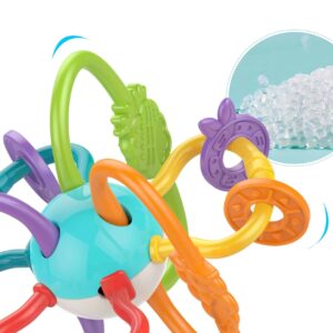 WOOPIE BABY ZABAWKA SENSORYCZNA GRZECHOTKA GRYZAK 2w1 - 006