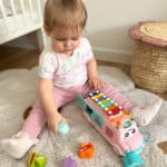WOOPIE BABY Samochodzik Muzyczny Sorter z Cymbałkami Różowy - 002