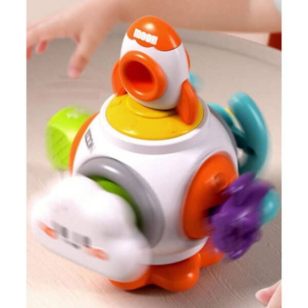 WOOPIE BABY Piłka Kosmiczna Rakieta 6w1 Montessori 18m+ - 004