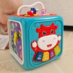 WOOPIE BABY Interaktywna Kostka Sensoryczna Edukacyjna Montessori Sorter 6w1 - 004