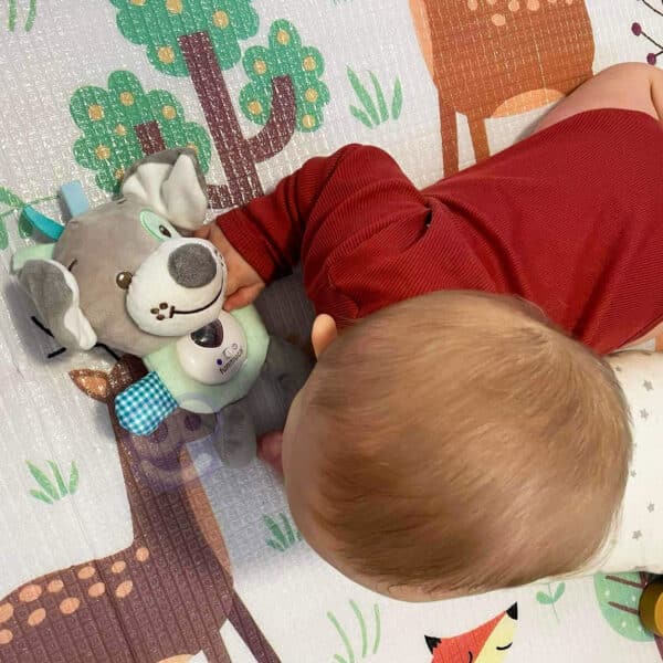 WOOPIE BABY Interaktywny Pluszak Przytulanka dla Niemowląt Światło Dźwięk Piesek Usypiacz - 003