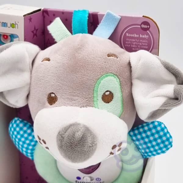 WOOPIE BABY Interaktywny Pluszak Przytulanka dla Niemowląt Światło Dźwięk Piesek Usypiacz - 004
