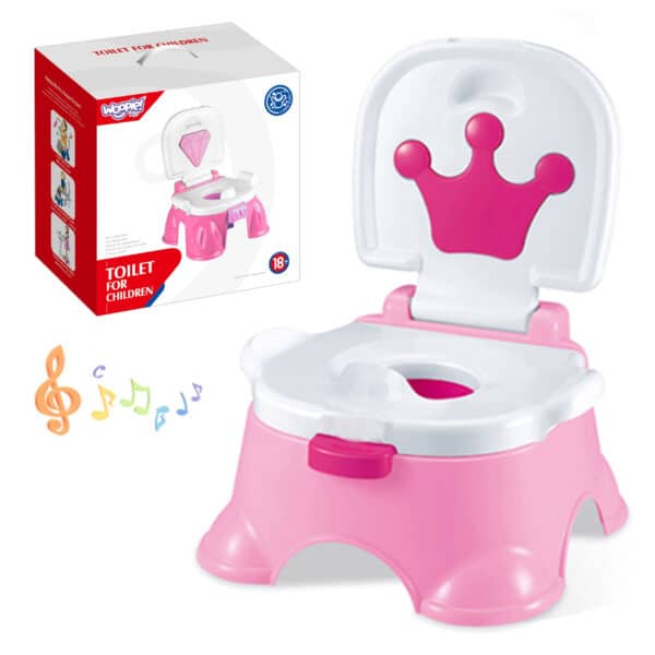 WOOPIE BABY Pierwszy Nocnik dla Dziecka z Muzyką 3w1 Krzesełko Stopień - 001
