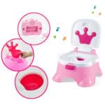 WOOPIE BABY Pierwszy Nocnik dla Dziecka z Muzyką 3w1 Krzesełko Stopień - 005