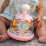 WOOPIE BABY Kolorowe Zwierzątka Różowy Bączek z Kulkami Karuzela - 003