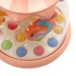 WOOPIE BABY Kolorowe Zwierzątka Różowy Bączek z Kulkami Karuzela - 005