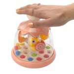 WOOPIE BABY Kolorowe Zwierzątka Różowy Bączek z Kulkami Karuzela - 006