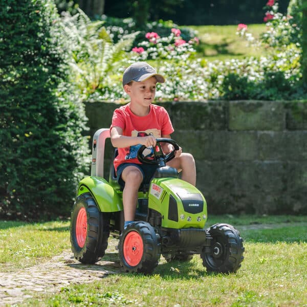FALK Traktor na Pedały Claas Duży z Przyczepką od 3 lat - 002